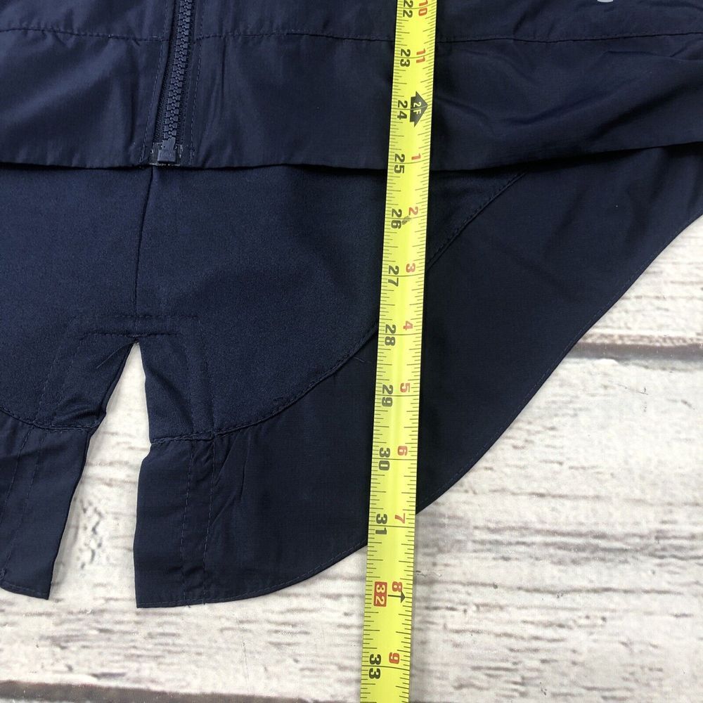 New Under Armour Jacket Mens Small Blue‎ Coldgear Run Loose Windbreaker Hooded - Picture 8 of 10